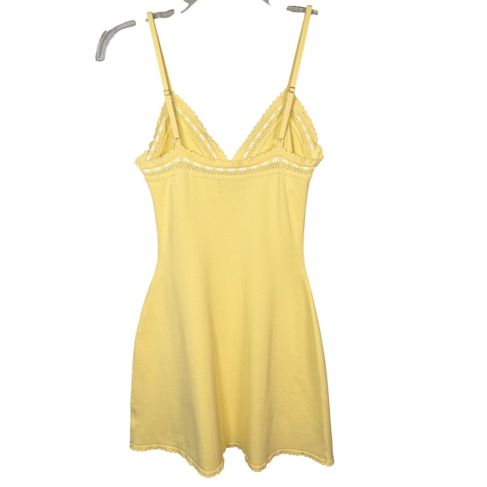 White Fox Boutique For Your Love Mini Dress, Yellow, Size Small - Picture 3 of 8